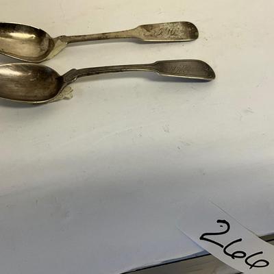 Antique Coin Silver Spoon Lot
