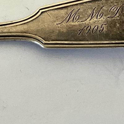 Antique Coin Silver Spoon Lot