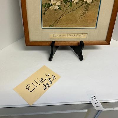 Edward Von Siebold Dingle Blue Bird Signed Print