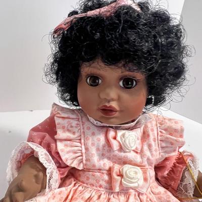 Franklin Heirloom Dolls Peaches Doll