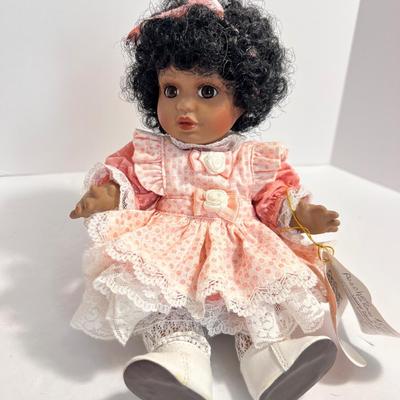 Franklin Heirloom Dolls Peaches Doll