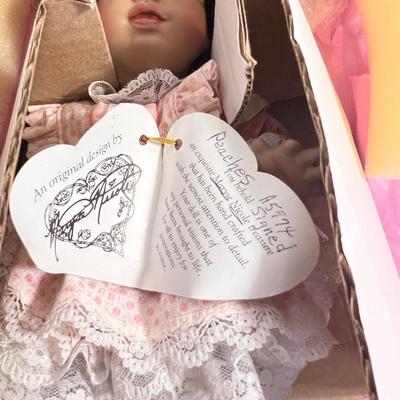 Franklin Heirloom Dolls Peaches Doll