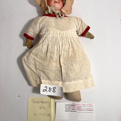 Antique 1850 Covered Wagon Doll Germany