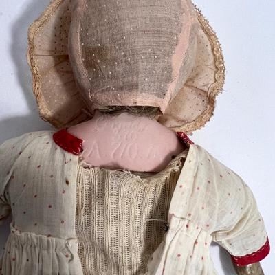 Antique 1850 Covered Wagon Doll Germany
