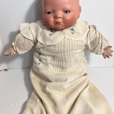Antique German Doll by Grace S Putnam