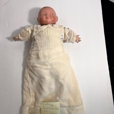 Antique German Doll by Grace S Putnam