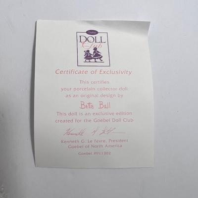 Goebel Bette Ball Doll