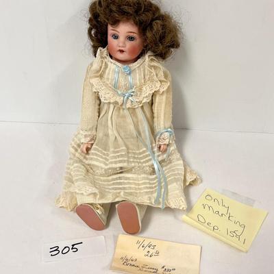 Antique German Kastner Doll