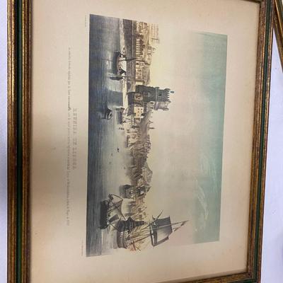 Framed Art Print and Frame Lot