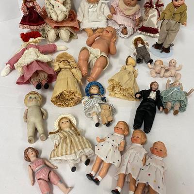 Vintage Miniature Doll Lot
