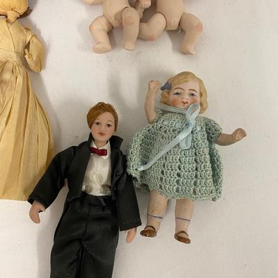 Vintage Miniature Doll Lot