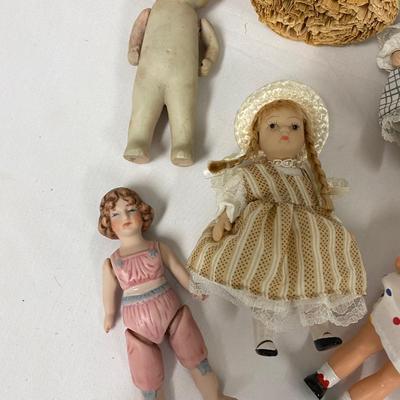 Vintage Miniature Doll Lot