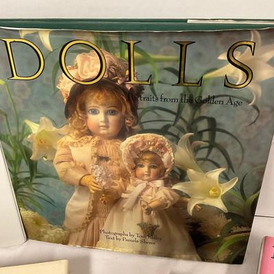Doll Book & Stand Lot