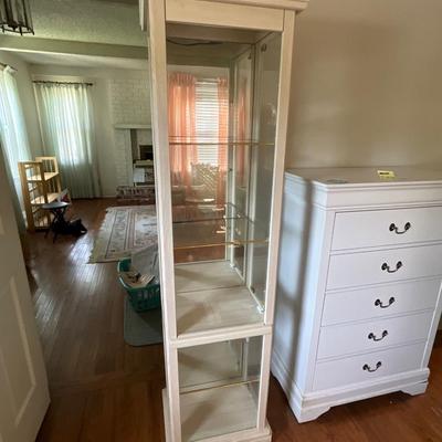 Blonde Curio Cabinet