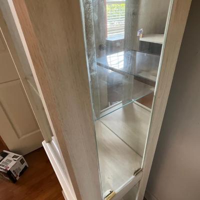 Blonde Curio Cabinet