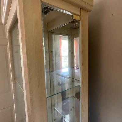 Blonde Curio Cabinet