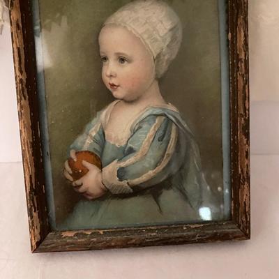 Antique Children Dress, Framed photograph lot