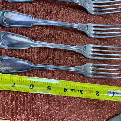 Antique 1800s Belgium silverware  forks and spoons