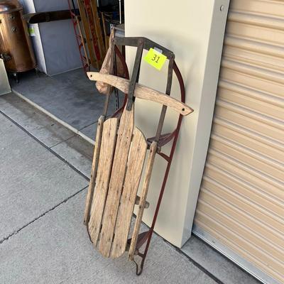 Another vintage antique snow Sled