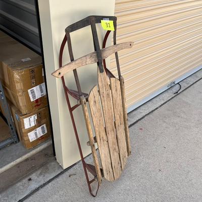 Another vintage antique snow Sled