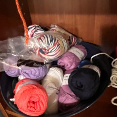 Huge Lot Skeins and Balls of Yarn