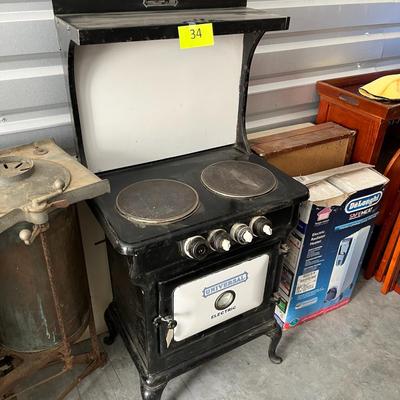 Antique Electric (needs wired) Oven Stove