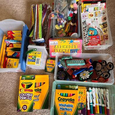 Big Lot Kids Crafts Art School Supplies