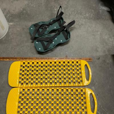 Subzero traction for your tires. and spike Aerator shoes,