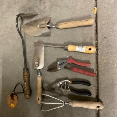 Garden tools.