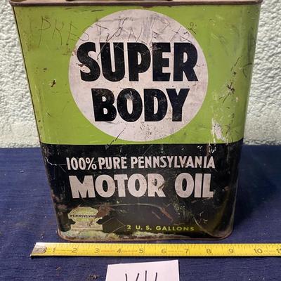 Vintage Motor Oil Can