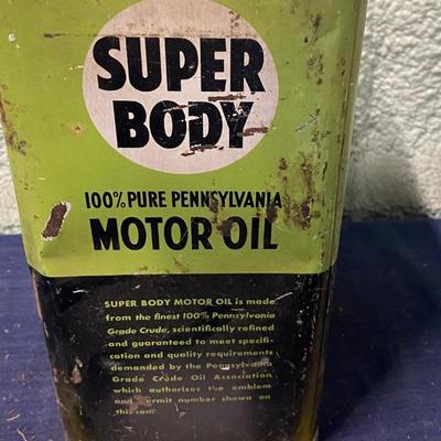 Vintage Motor Oil Can