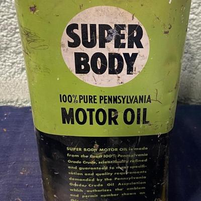 Vintage Motor Oil Can