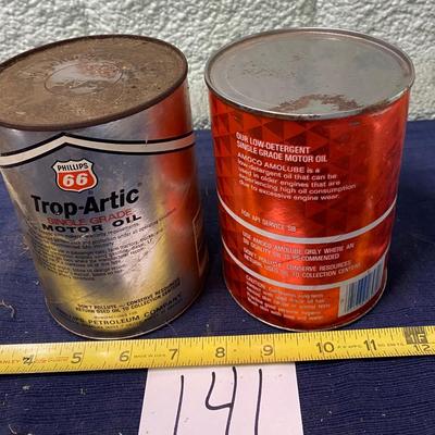 Vintage Motor Oil Cans