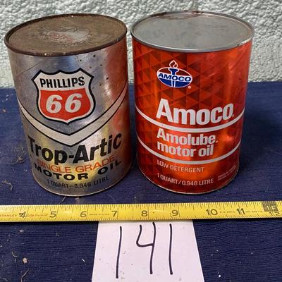 Vintage Motor Oil Cans