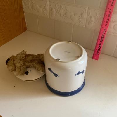 Dog Treat Jar.