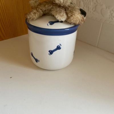 Dog Treat Jar.