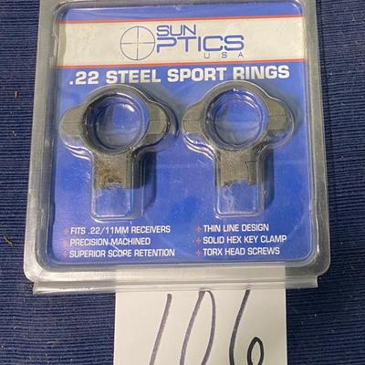 Sun Optic Steel .22 Sport Rings