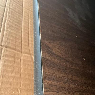 686 Two New in Box Walnut Finish Folding Tables