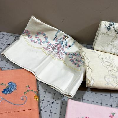 Embroidery Work, Pillow cases