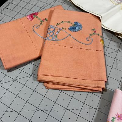 Embroidery Work, Pillow cases