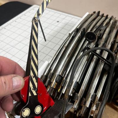 Antique Marx Tin Train Set with Transformer track