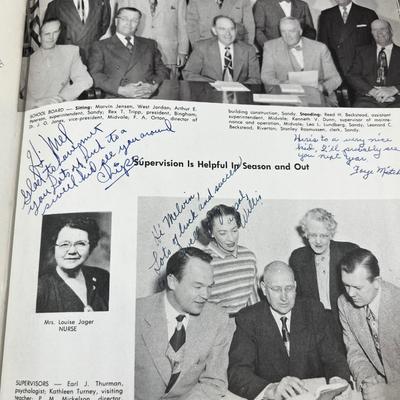 Jordan High 1952 and 1953 Yearbooks, Directories and Class Re-union Programs 