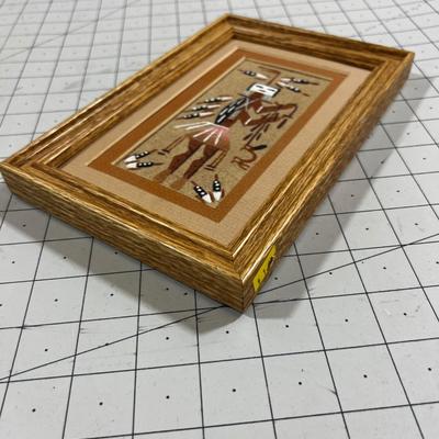 Sand Painting of "Male Hunchback" 