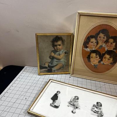 Collection of Pictures of Young Ladies; Art Print, Photos and Collage 