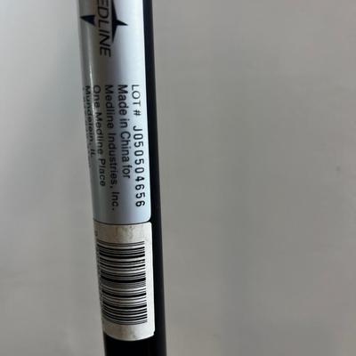 2 Medline Adjustable Cane Black 