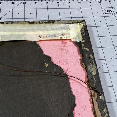 Great Landscape Painting, dated 1926 Malad Idaho Looks Like F. Bornhunda or Fizornhuuida ???