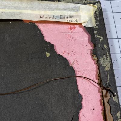 Great Landscape Painting, dated 1926 Malad Idaho Looks Like F. Bornhunda or Fizornhuuida ???