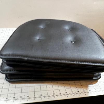 Seat Cushions (4) Black & Tan 
