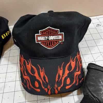 Harley Cap & Gloves 
