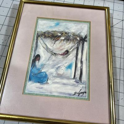 4 Small Native American Themed Prints 